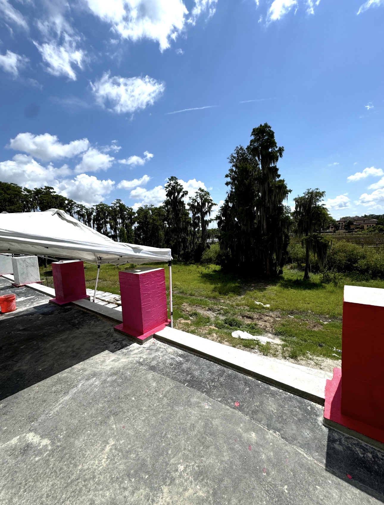 Field documentation of marble and stone construction work managed by Eduardo Munoz Perez JR